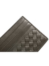 Intrecciato Lambskin Card Wallet Grey - BOTTEGA VENETA - BALAAN 7