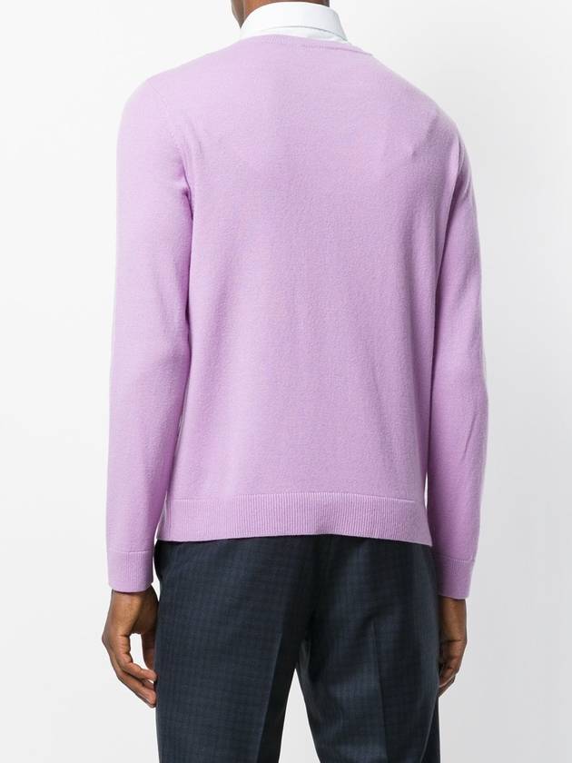 Jamie Reid Slogan Printed Wool Knit Top Purple - VALENTINO - BALAAN 7