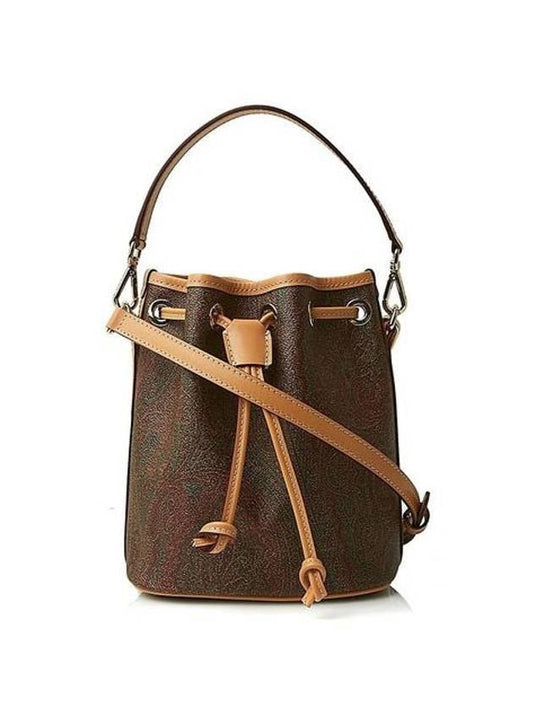 paisley mini bucket bag brown - ETRO - BALAAN 1