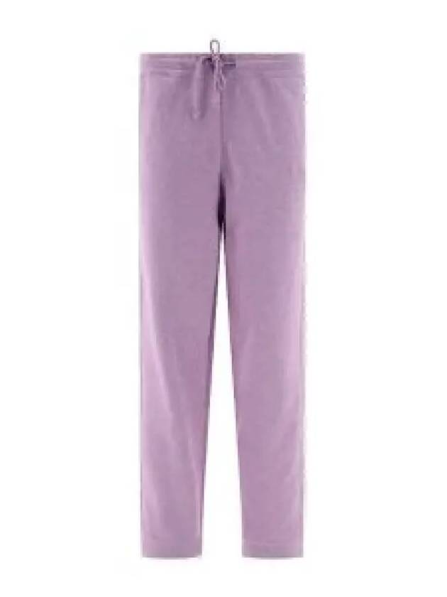 Organic Cotton Track Pants Purple - GANNI - BALAAN 2