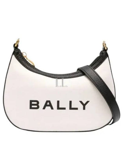 Ellipse Bar Logo Print Cross Bag White - BALLY - BALAAN 2