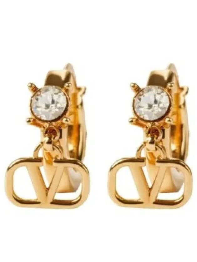 5W2J0T53 YCW MH5 V logo earrings 1346718 - VALENTINO - BALAAN 1