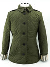 Women s Frank B Quilted Jacket Dark Olive - BURBERRY - BALAAN 2