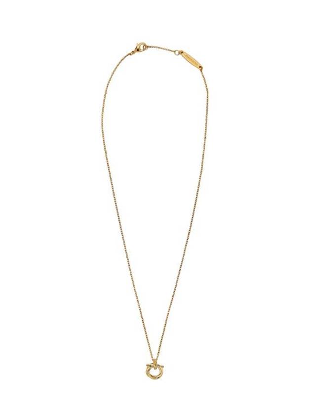 Twisted Gancini Necklace Gold - SALVATORE FERRAGAMO - BALAAN 1