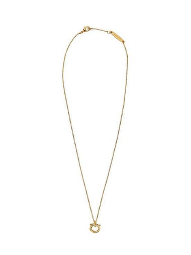 Twisted Gancini Necklace Gold - SALVATORE FERRAGAMO - BALAAN 1