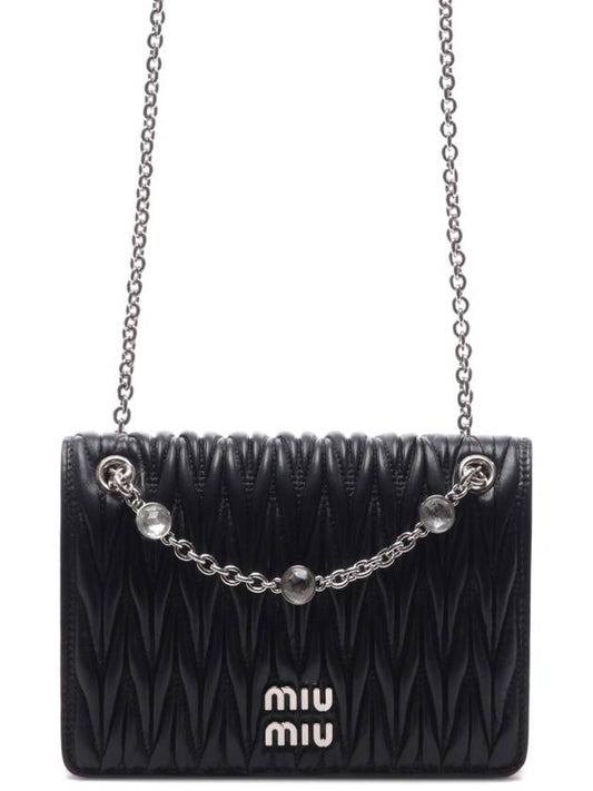 Materasse Nappa Leather Mini Bag Black - MIU MIU - BALAAN 2