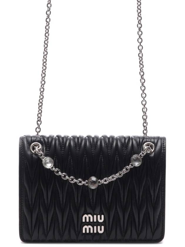 Materasse Nappa Leather Mini Bag Black - MIU MIU - BALAAN 3