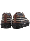 Jack Vintage Check Cotton Low-Top Sneakers Burch Brown - BURBERRY - BALAAN 5