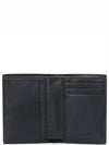 Credit Crocodile Embossed Leather Card Wallet Black - SAINT LAURENT - BALAAN 5