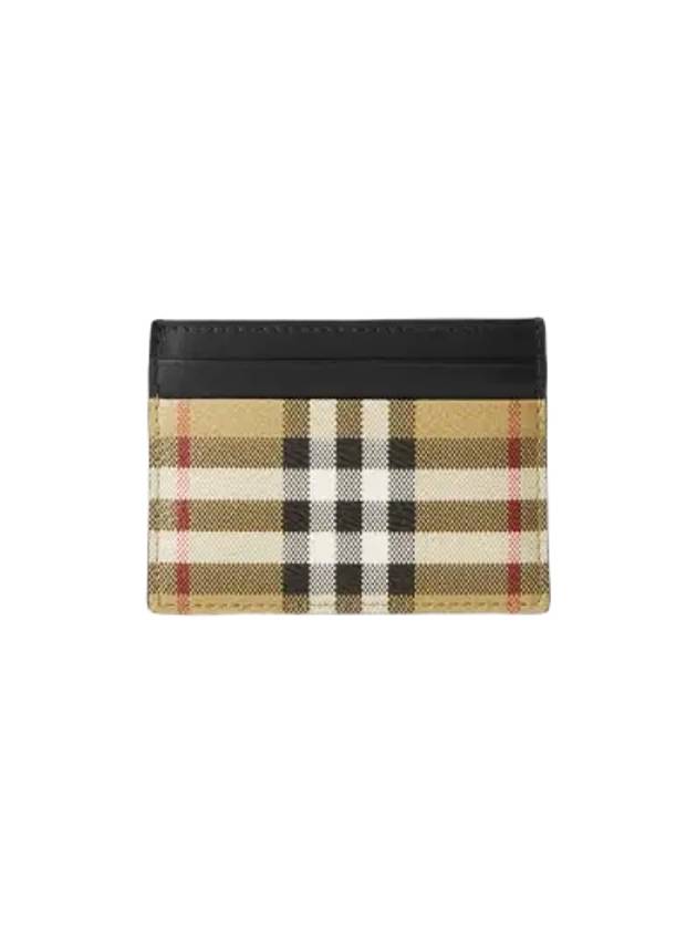 Vintage Check Card Wallet Beige - BURBERRY - BALAAN 2