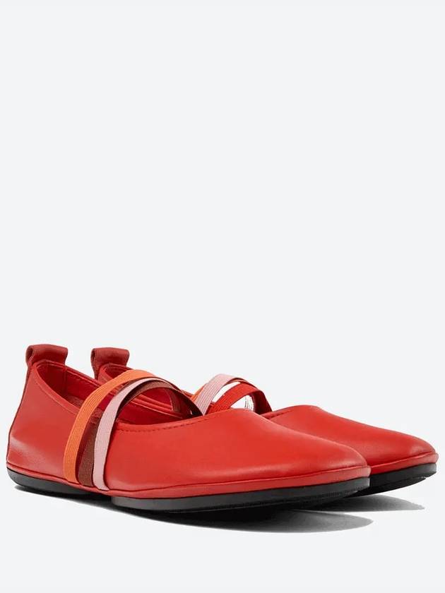 Twins Leather Ballerina Red - CAMPER - BALAAN 3