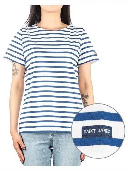 Women s Etril Short Sleeve T Shirt 8414 90 270776 - SAINT JAMES - BALAAN 1