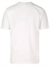 Logo Patch Short Sleeves T-Shirt White - STONE ISLAND - BALAAN 4