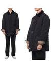 Quilted Thermoregulated Barn Jacket Black - BURBERRY - BALAAN 2