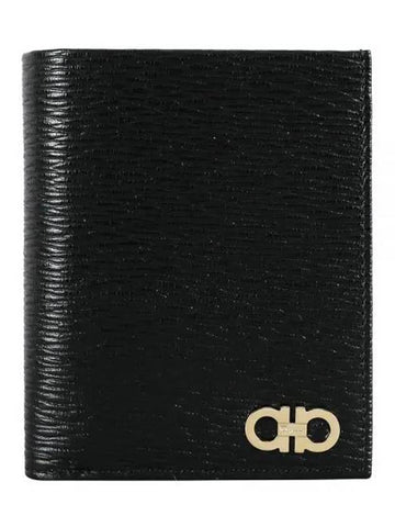 Ferragamo Gancini Compact Half Wallet 0685996 271646 1146720 - SALVATORE FERRAGAMO - BALAAN 1