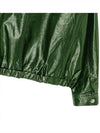 Overfit string eco leather jacket Green - THE GREEN LAB - BALAAN 5