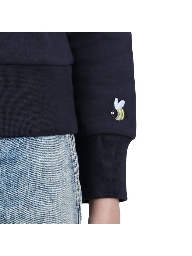 Loop Back Bird Bee Sweatshirt Navy - THOM BROWNE - BALAAN 8