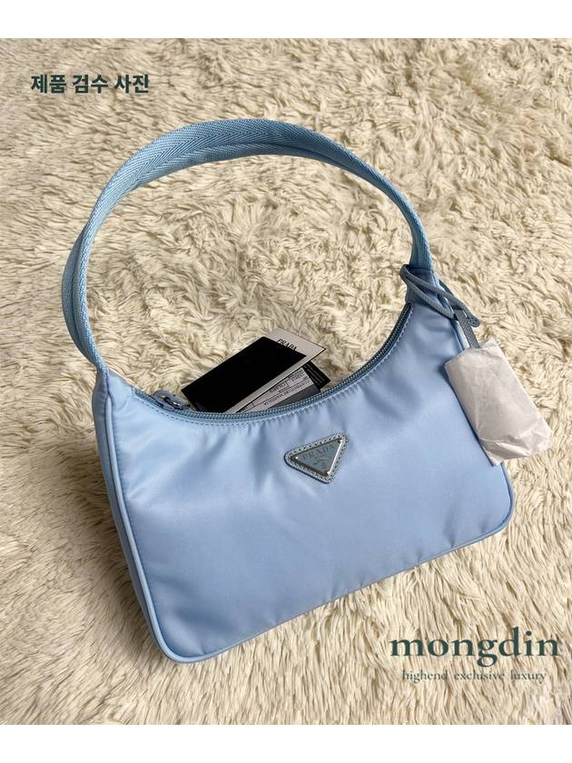 Re-Edition 2000 Re-Nylon Mini Shoulder Bag Light Blue - PRADA - BALAAN 7