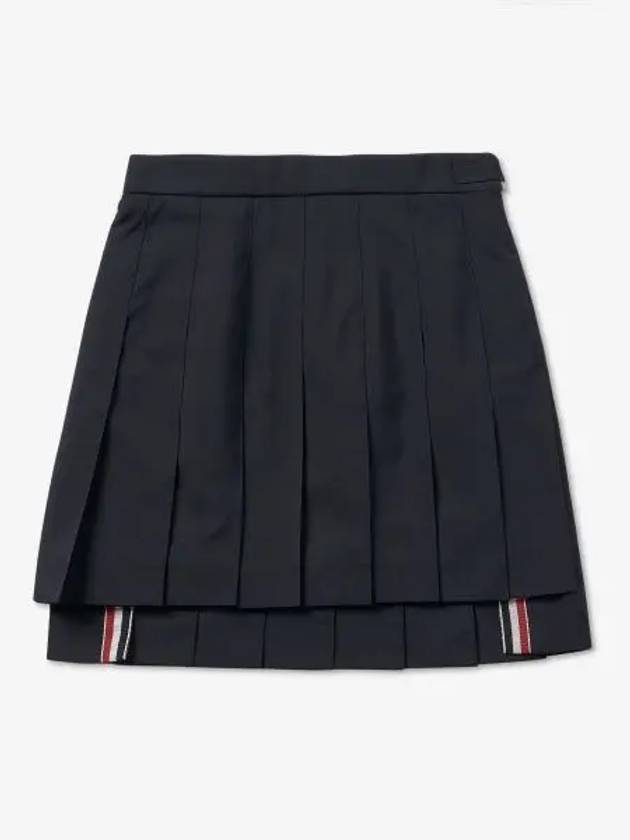 School Uniform Pleated Skirt Navy - THOM BROWNE - BALAAN 2