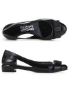 Vara Bow Jelly Ballet Flat Black - SALVATORE FERRAGAMO - BALAAN 2