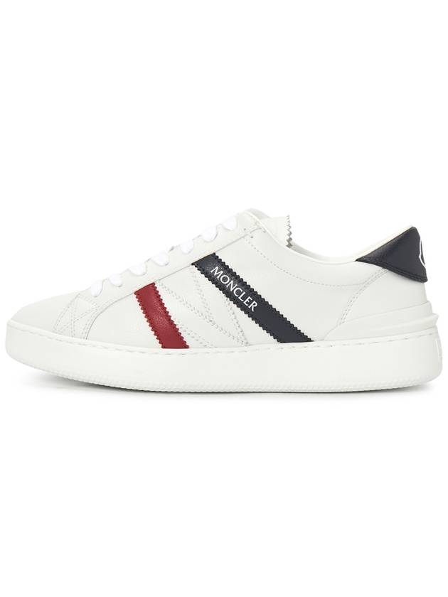 Men's Monaco Trainer Low Top Sneakers White - MONCLER - BALAAN 5