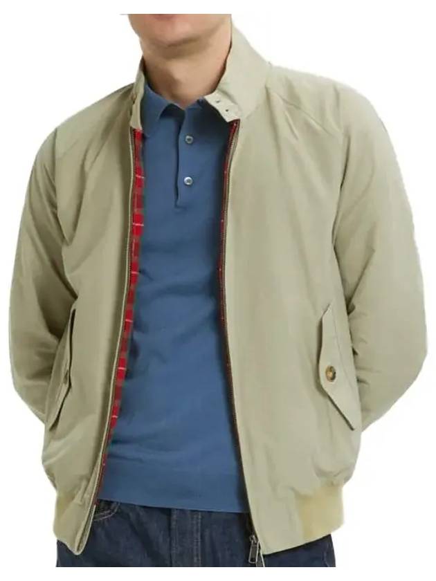 G9 Classic Original Harrington Zip-Up Jacket Beige - BARACUTA - BALAAN 3