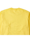 Wappen Patch Crew Neck Sweatshirt Yellow - STONE ISLAND - BALAAN 8