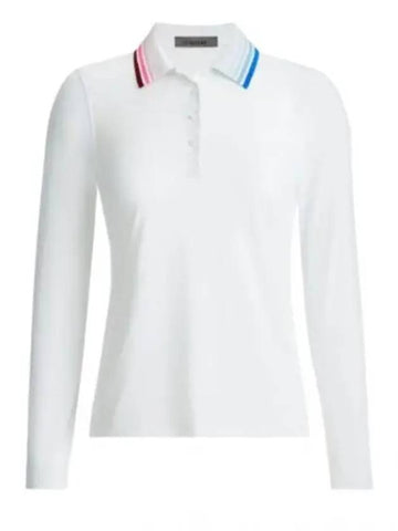 GFORE SILKY TECH NYLON LONG SLEEVE POLO GLP000050 SNO Women s - G/FORE - BALAAN 1