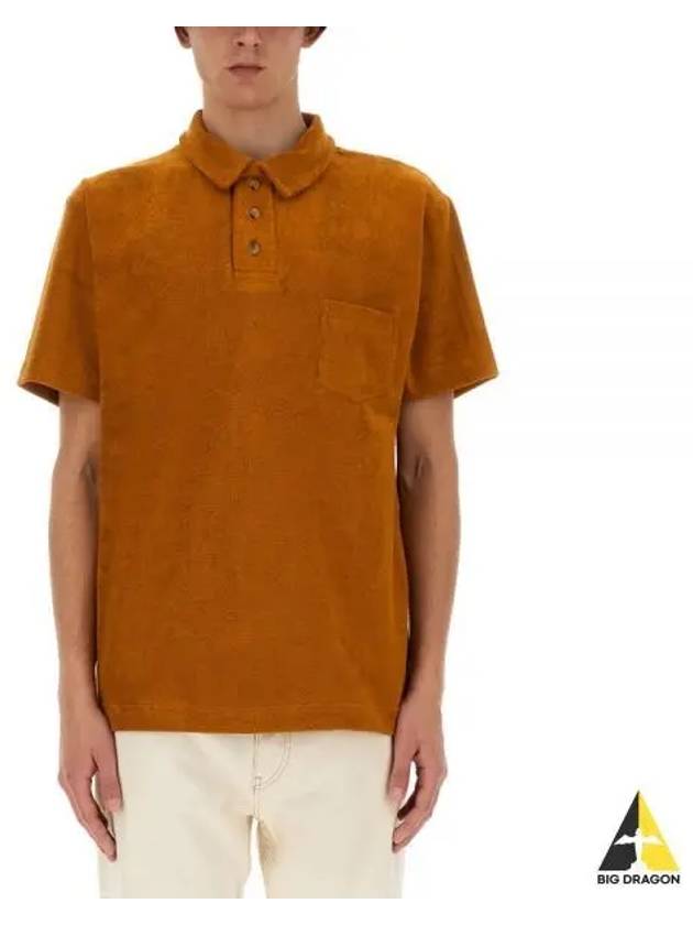 HOWLIN 24 MR FANTASY ALMOND terry polo tee - HOWLIN' - BALAAN 1