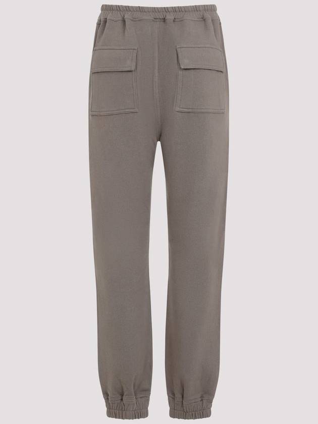 Rick Owens Cotton Track Pants Taupe - MONCLER - BALAAN 3