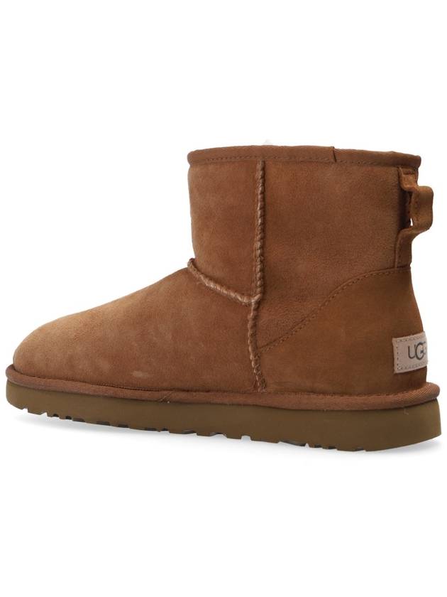 UGG 'W Classic Mini II'  Suede Snow Boots, Women's, Brown - UGG - BALAAN 5