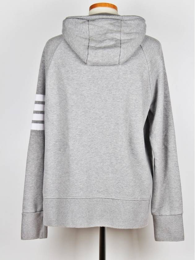 diagonal hood zip up gray 5 - THOM BROWNE - BALAAN 4