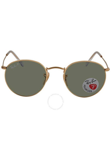 Ray Ban Round Metal Polarized Green Classic G-15 Unisex Sunglasses RB3447 001/58 50 - RAY-BAN - BALAAN 1