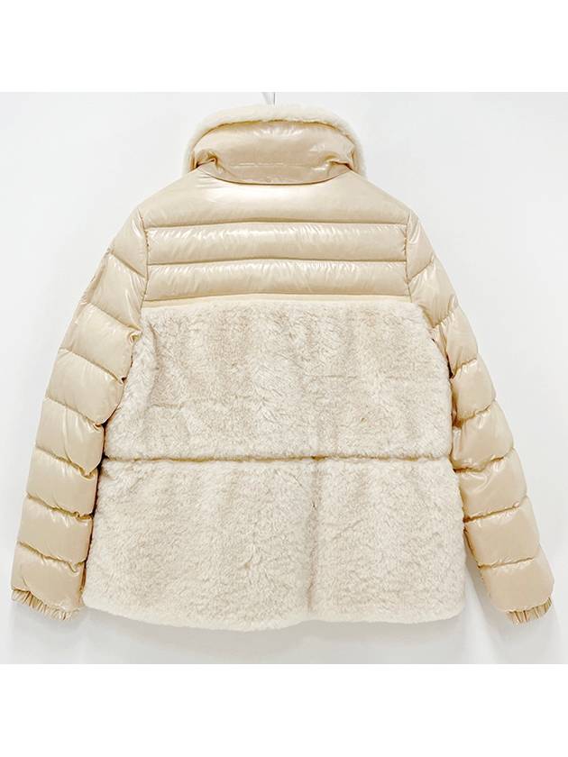 Kids Logo Patch AMABAY Down Padded Jacket 12Y 14Y White 1A00046 89AN3 051 - MONCLER - BALAAN 2