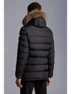 Men's Cluny Hooded Fur Short Padding Black - MONCLER - BALAAN 6