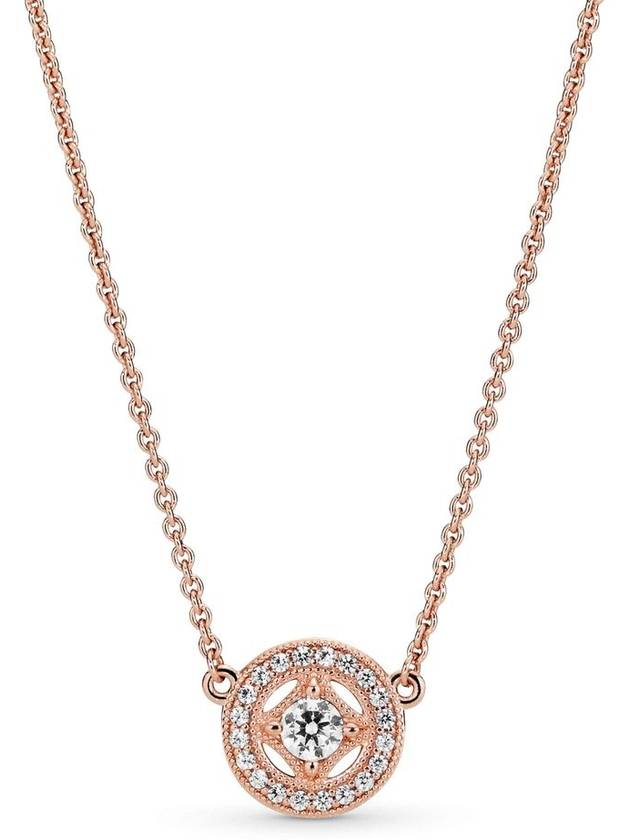 Vintage Circle Collier 45cm Necklace Rose Gold - PANDORA - BALAAN 2