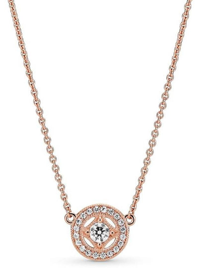 Vintage Circle Collier 45cm Necklace Rose Gold - PANDORA - BALAAN 2