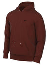 Air French Terry Pullover Hoodie Brown - NIKE - BALAAN 2