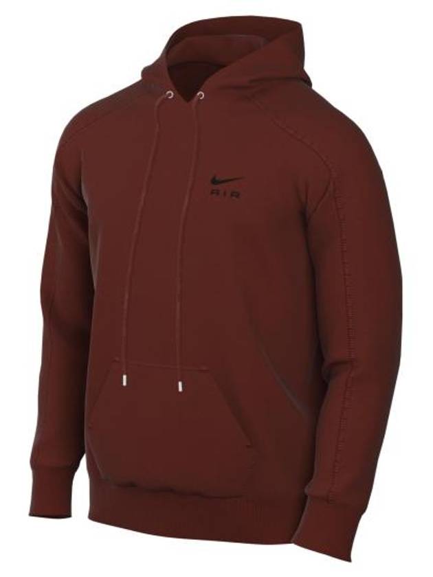 Air French Terry Pullover Hoodie Brown - NIKE - BALAAN 2