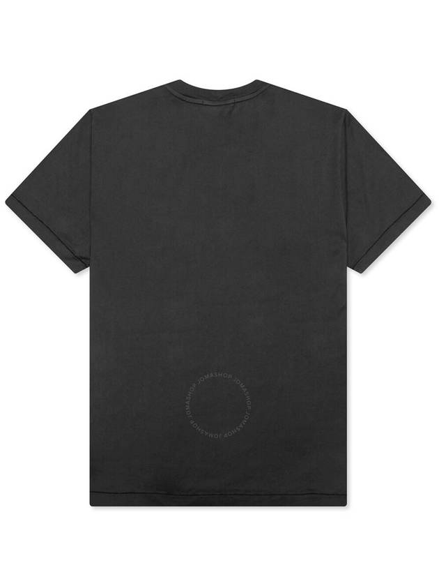 Logo Patch Short Sleeves T-Shirt  Steel Grey - STONE ISLAND - BALAAN 3