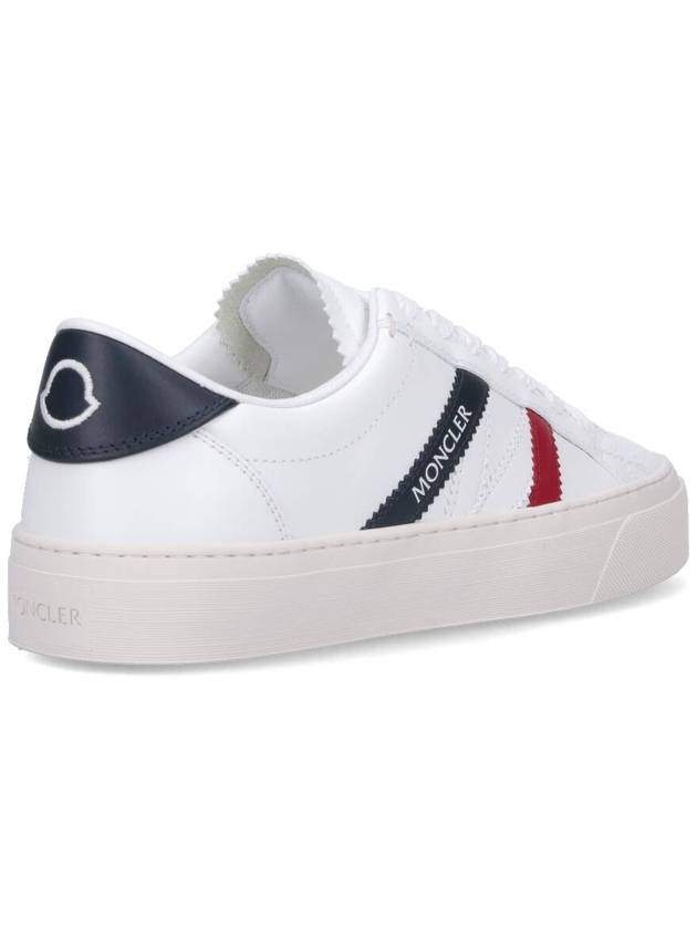 Monaco M Low-Top Sneakers Optical White - MONCLER - BALAAN 5