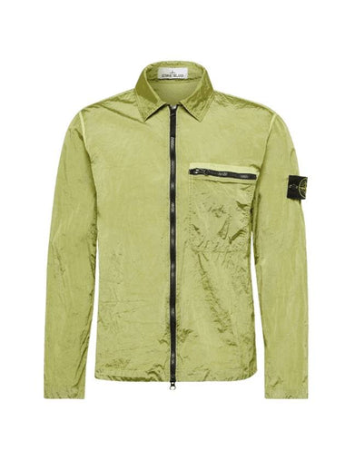 Nylon Metal Econyl Regenerated Zip-Up Jacket Yellow - STONE ISLAND - BALAAN 1