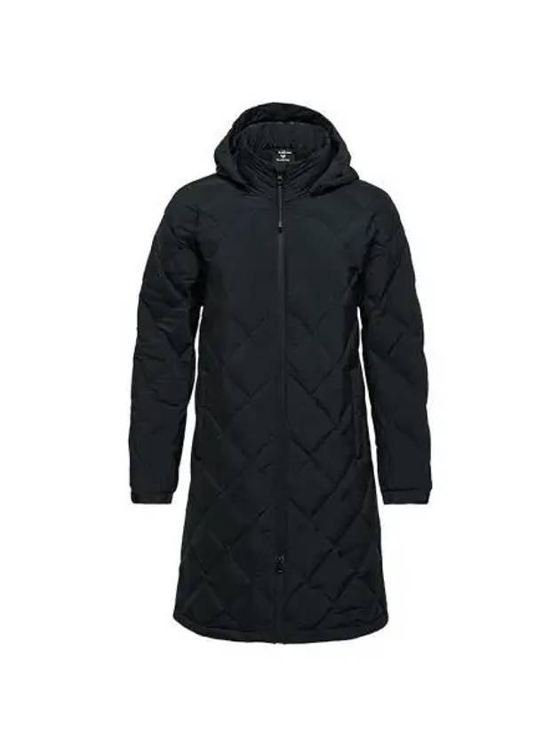 BLACKYAK Women s Diamond Tube Long Down Jacket BK - BLACKBROWN - BALAAN 1