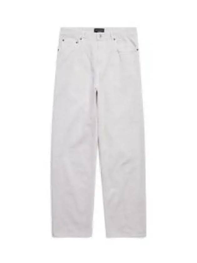 Loose Fit Wide Leg Jeans White - BALENCIAGA - BALAAN 2