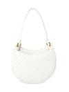 Intrecciato Gemelli Small Shoulder Bag White - BOTTEGA VENETA - BALAAN 5