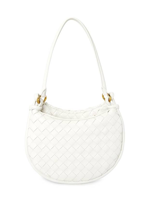 Intrecciato Gemelli Small Shoulder Bag White - BOTTEGA VENETA - BALAAN 5