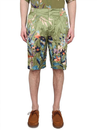 short pants 1W774 41170500 GREEN - ETRO - BALAAN 2