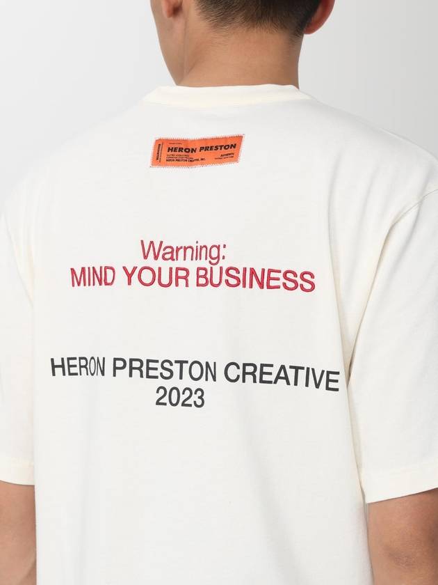 T-shirt Heron Preston in cotone con stampa - HERON PRESTON - BALAAN 4