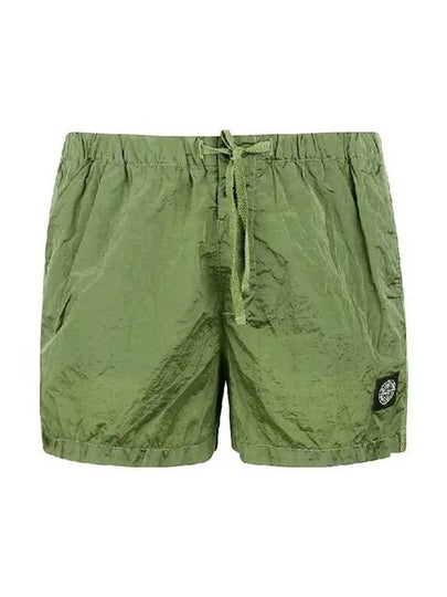 Wappen Patch Nylon Metal Swim Shorts Green - STONE ISLAND - BALAAN 2