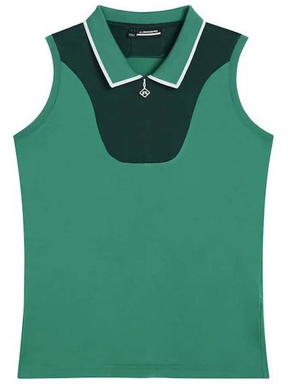 Golf wear women s collar sleeveless t shirt GWJT07878 M376 - J.LINDEBERG - BALAAN 2